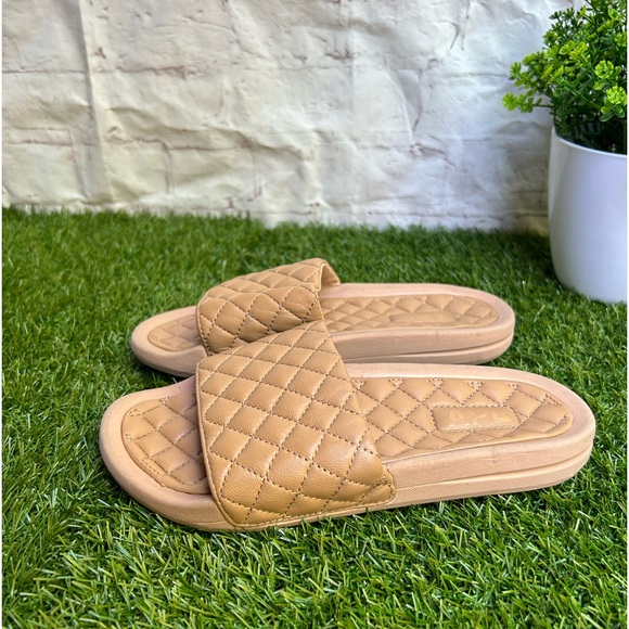 APL Lusso Quilted Slide clay Sandals womens 5 Rose Dust - Picture 9 of 16